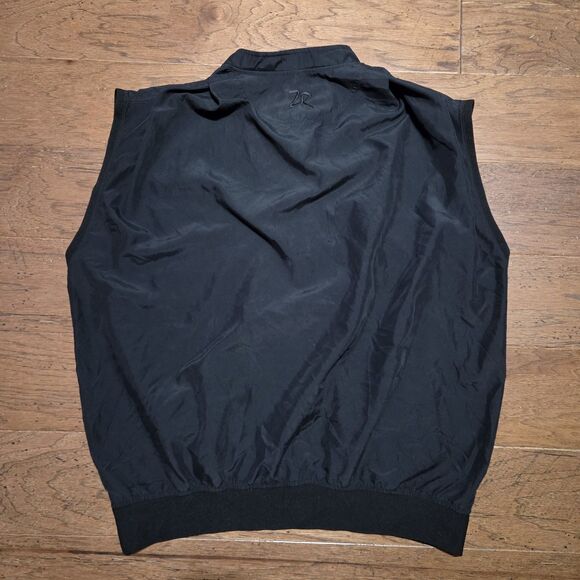 Zero Restriction Golf Vest Mens XL Black USA 1/4 Snap Windbreaker Outerwear ZR - Picture 3 of 7